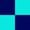 Fluor Turquoise/Dark Navy