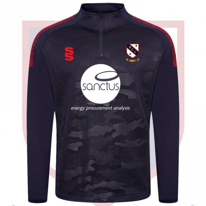 Burnopfield Camo Quarter Zip Performance Top