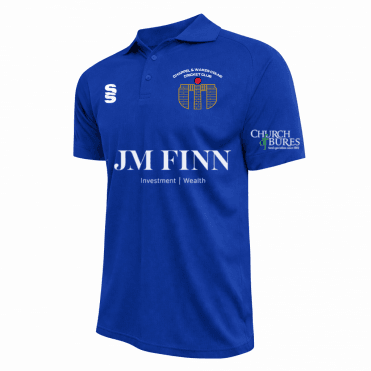  Chappel & Wakes Colne CC Royal Match Shirt       