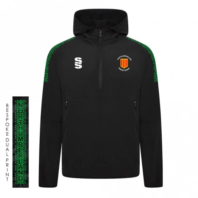 Northumberland Cricket Dual Elite 1/4 Zip Hoody/Rain Jacket