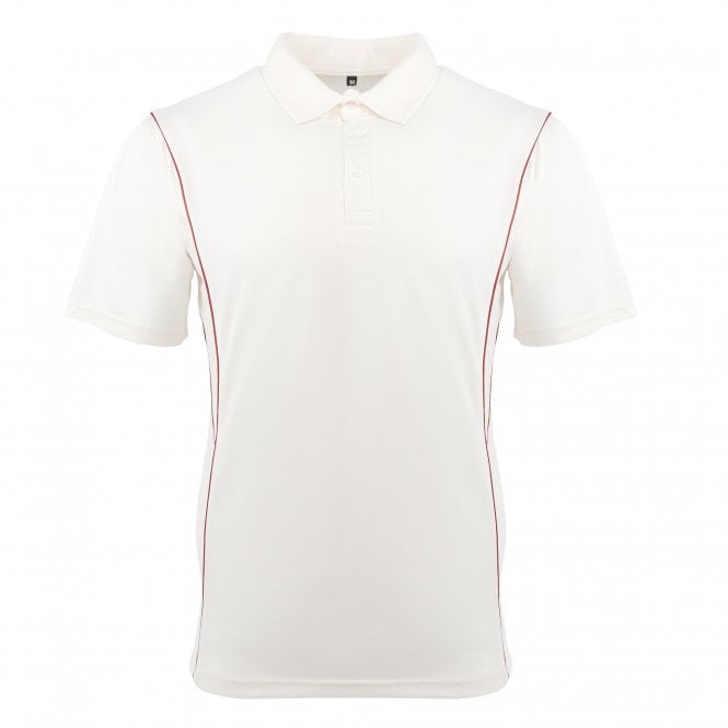 Optimum Cricket Zenith Match Day Cricket Shirt - Maroon Piping