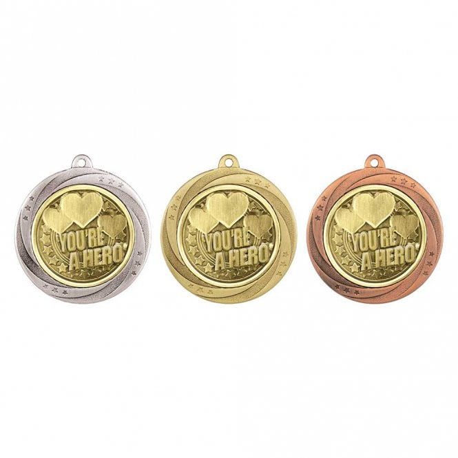 Superstar You're a Hero Medal