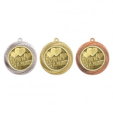 Superstar You're a Hero Medal