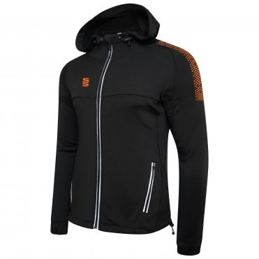 Dual Zipped Hoodie Black