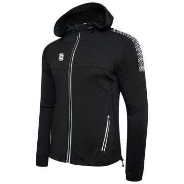 Dual Zipped Hoodie Black