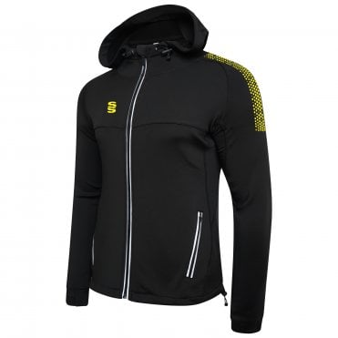 Dual Zipped Hoodie Black