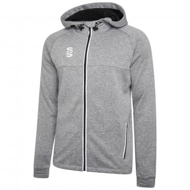 Dual Zipped Hoodie Grey Junior