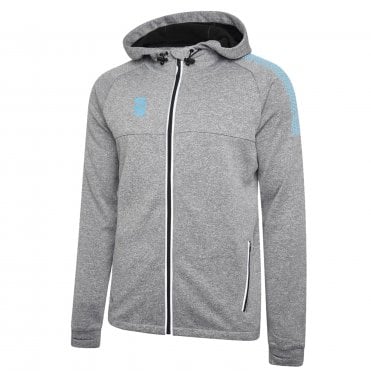 Dual Zipped Hoodie Grey Junior