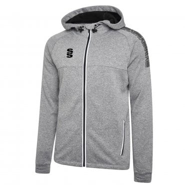 Dual Zipped Hoodie Grey Junior