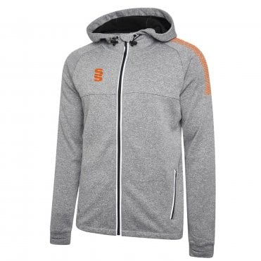 Dual Zipped Hoodie Grey