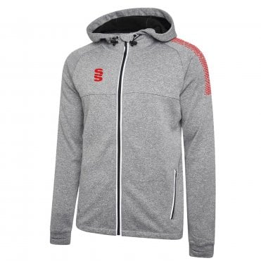 Dual Zipped Hoodie Grey