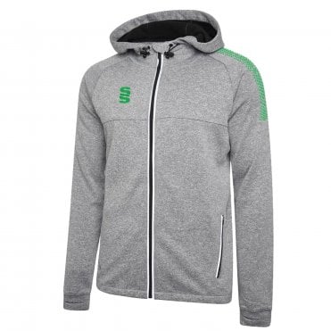 Dual Zipped Hoodie Grey