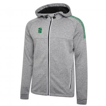 Dual Zipped Hoodie Grey