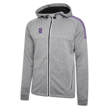 Dual Zipped Hoodie Grey