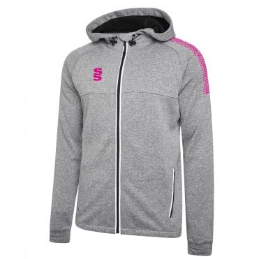 Dual Zipped Hoodie Grey