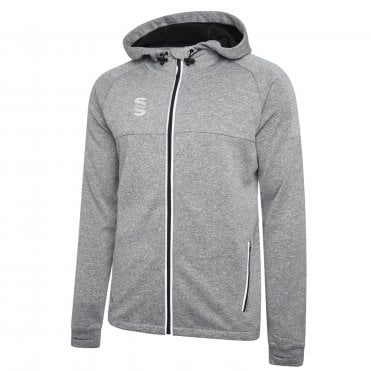 Dual Zipped Hoodie Grey