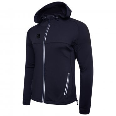Dual Zipped Hoodie Navy Junior