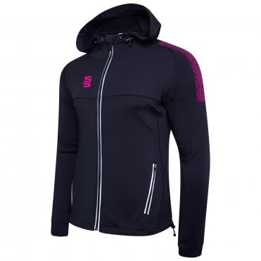 Dual Zipped Hoodie Navy Junior