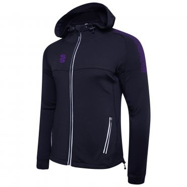 Dual Zipped Hoodie Navy Junior