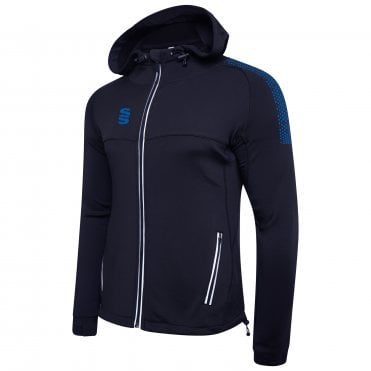 Dual Zipped Hoodie Navy Junior