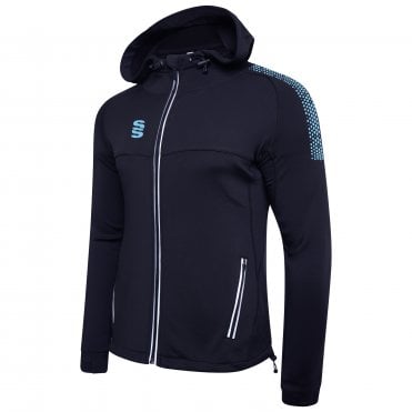 Dual Zipped Hoodie Navy Junior
