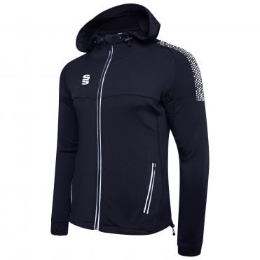 Dual Zipped Hoodie Navy Junior