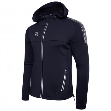 Dual Zipped Hoodie Navy Junior